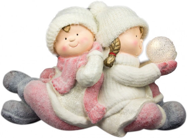 Фигурка декоративная Девилон Мальчик и девочка 920043 30 см 