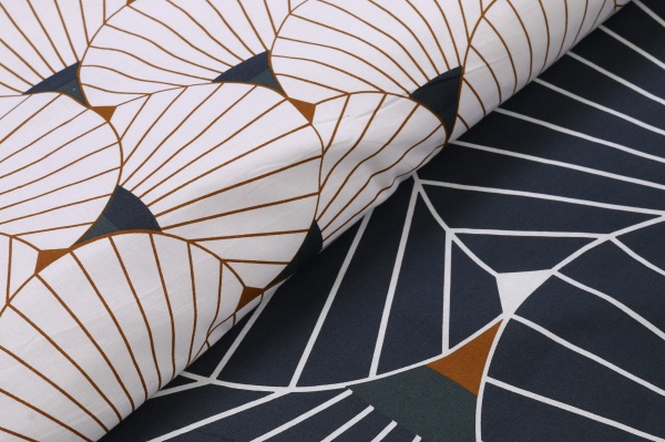 Комплект постельного белья Calais полуторный темно-синий Today (без простыни)