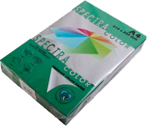 Папір кольоровий Crystal A4 80 г/м Asparagus 41A темно-зелений