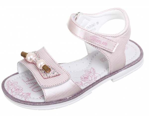 Босоножки для девочек ТОМ.М р.26 розовый 9206В 