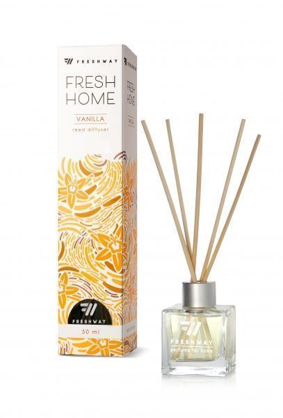 Аромадиффузор для дома FRESHWAY Vanilla Ваниль 50 мл 
