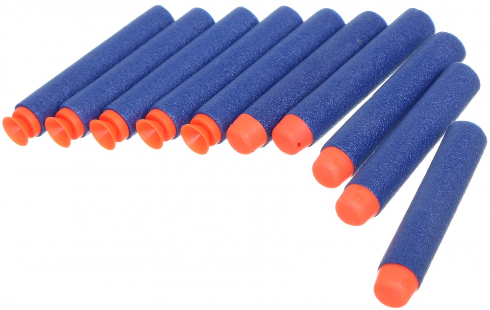 Бластер Blaze Storm + 10 пуль синий с оранжевым 629