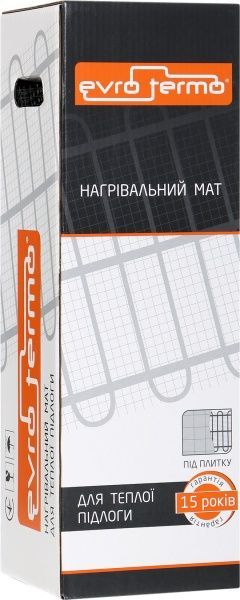 Нагревательный мат Evro-Termo 150, 0,6 кв.м