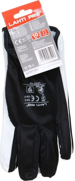 Перчатки Lahti Pro защитные с покрытием кожа XL (10) L270710K