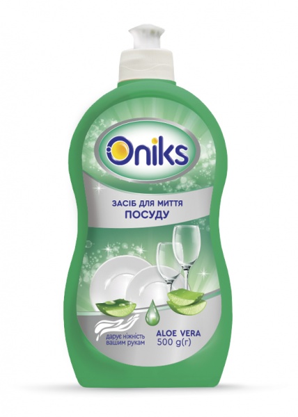 Средство для ручного мытья посуды ONIKS алоэ вера 0,5л