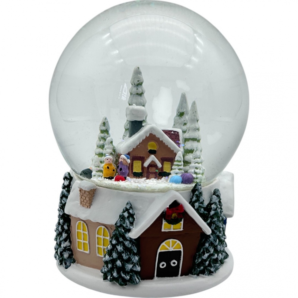 Куля новорічна Zhongyang Economic Будиночок ZY29838