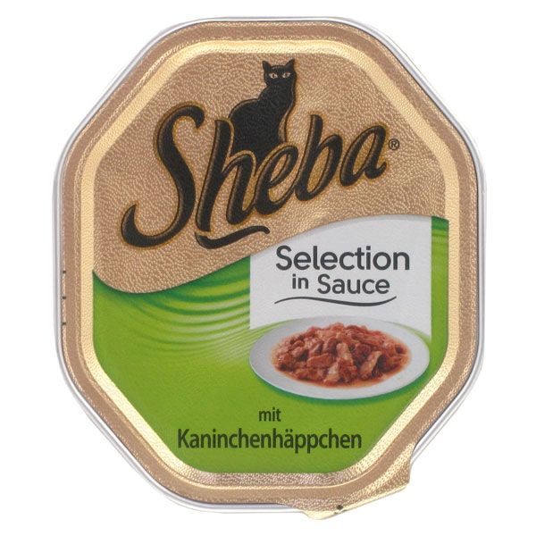 Корм Sheba паштет з шматочками кролика в соусі 85 г