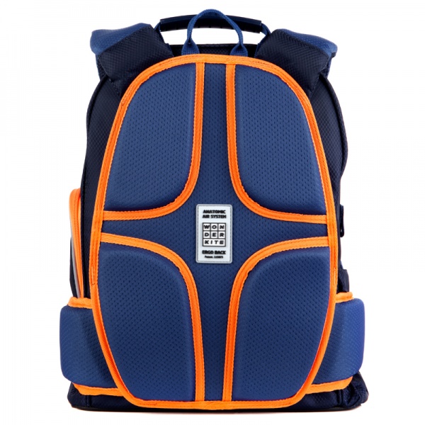 Рюкзак школьный KITE (пенал + сумка) WK 702 сине-зелёный 48286