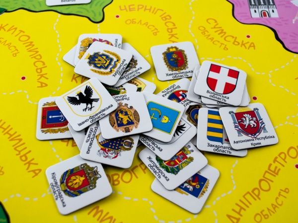 Пазл Зірка Карта Украины 73420