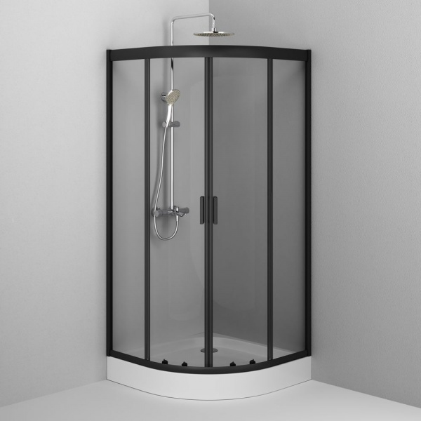 Душевое ограждение AM.PM Gem 1/4 Round 90x90 W90UG-401-090BT