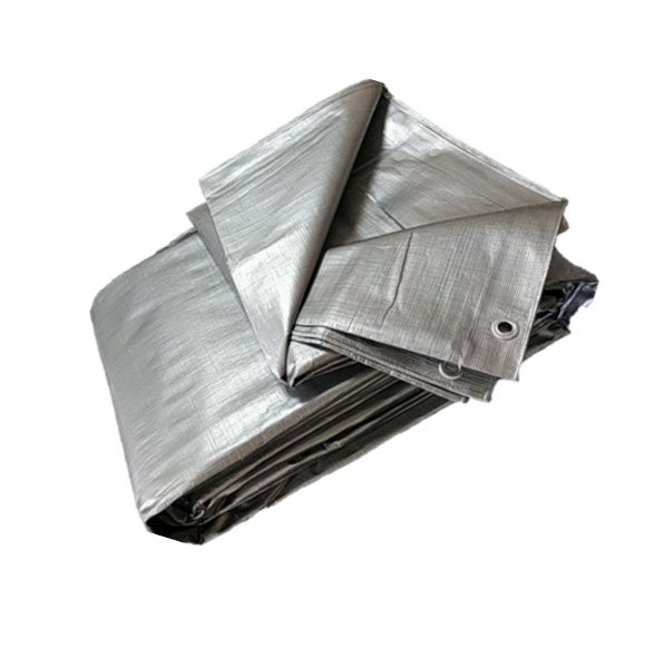 Тент універсальний AGREEN 70 гр/м.кв, 8м х 12м сірий [1232] Iron Grey 