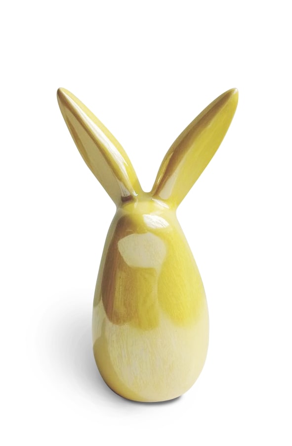 Статуэтка Eterna зайчонка с сиянием 1705 13х5,5х8 см желтый