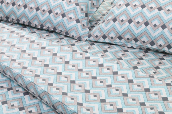 Комплект постельного белья Geometry 2 разноцветный UP! (Underprice) 