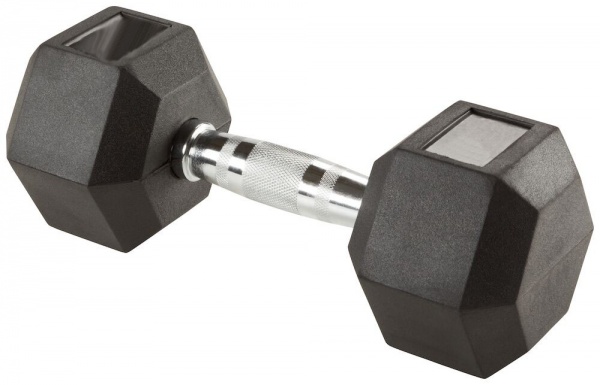 Гантель Energetics Hex Dumbbells 282765-050 Hex Dumbbells 15 кг чорний 
