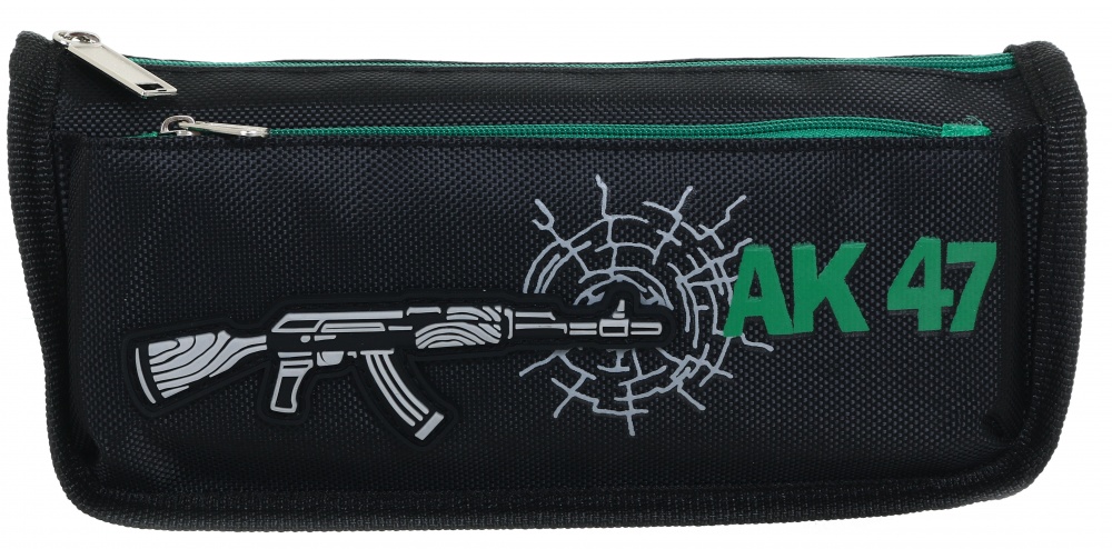 Пенал на молнии YM8793 21x5.5x9 см Bourgeois разноцветный