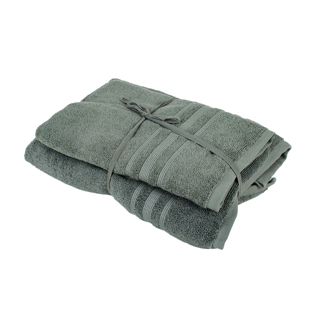 Набор полотенец махровых Dylan 2 шт. хаки La Nuit