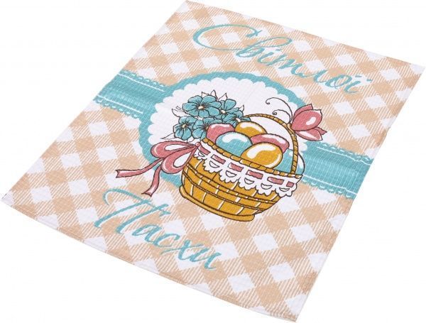 Рушник Пасха кошик 45x60 см Домашній текстиль мульті 
