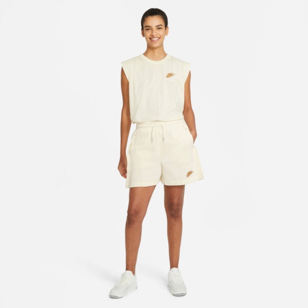 Шорти Nike W NSW SHORT EARTH DAY FT CZ9249-113 р. M бежевий