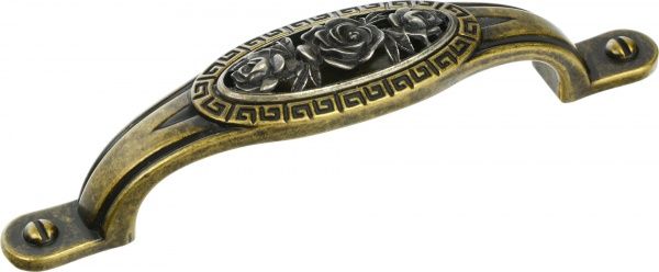 Мебельная ручка DR 65 G19/BAI 96 мм античное золото DC