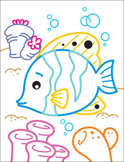 Книга Наталья Коваль «Кольорові зафарбовки. Восьминіжок» 9-789-667-506-452