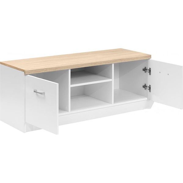 Тумба под ТВ Margo Топ Микс RTV 2D дуб сонома/белый 