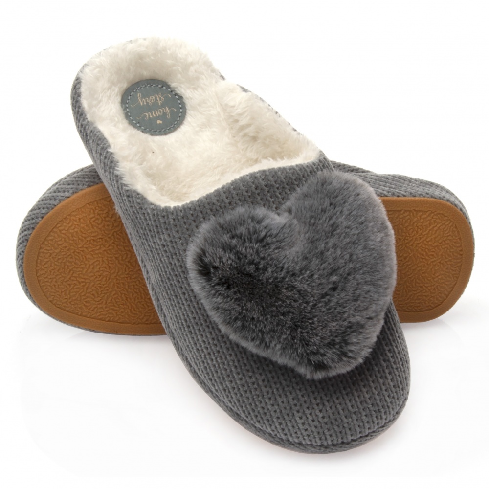 Тапки домашние Home Story 251809-5 р.40 серый