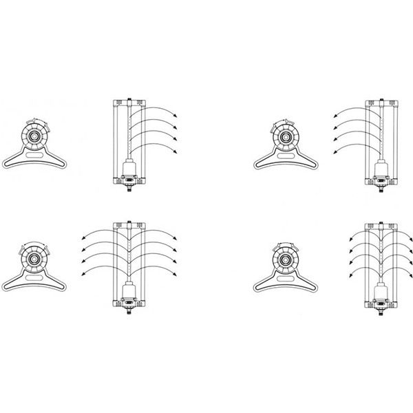 Дощувач осцилювальний Expert Garden 17 отворів 