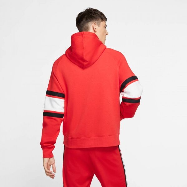 Джемпер Nike M NSW AIR HOODIE FZ FLC BV5149-657 р. XL червоний
