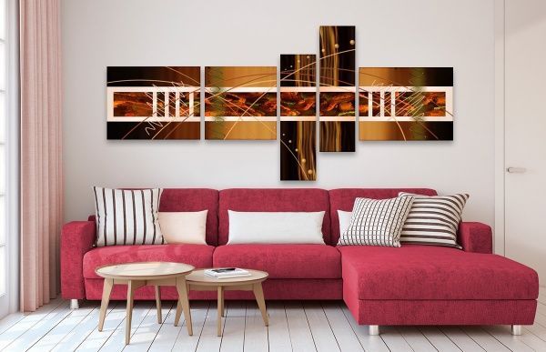 Картина модульная 4 части Абстракция MK127 160x75 см 