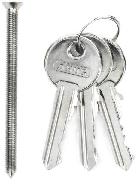 Цилиндр Abus KE50 30x30 ключ-вороток 60 мм матовая латунь