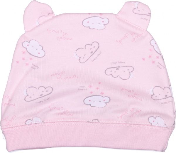 Шапочка дитяча Bembi ШП76 р.46 рожевий із малюнком