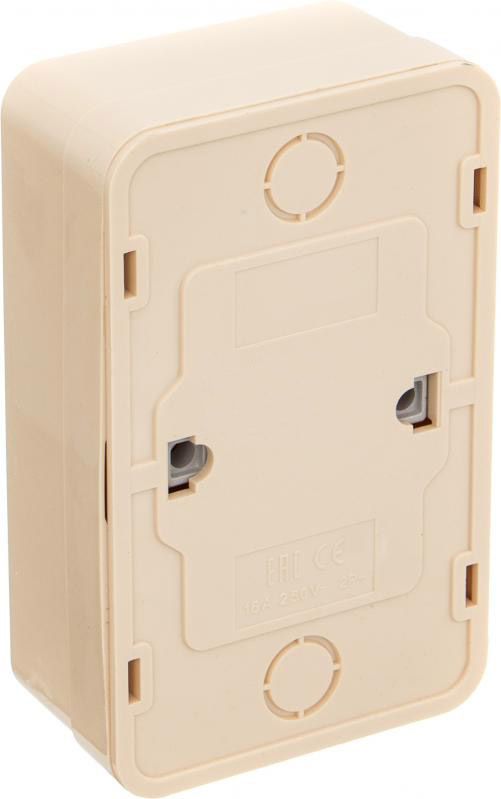 Розетка подвійна Underprice крем BD-SCP.MZ20G2WG-CR