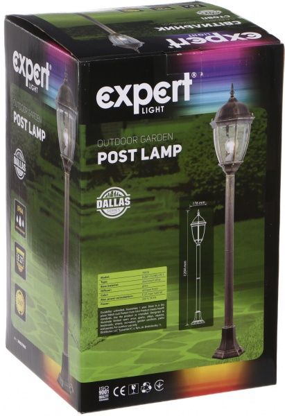 Фонарный столб Expert Dallas E27 60 Вт IP44 античная бронза ELWf-11278SJ-P-1 