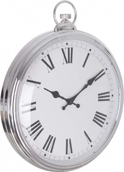 Часы настенные Jimmy (XYX 10970) 41,2x34,4x5,8 см серебряный