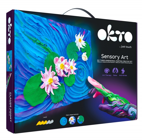 Набір для створення об'ємної картини Водяні лілії 30х40 см 10003 OKTO 