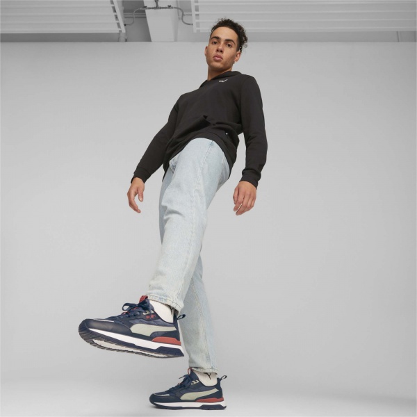 Кроссовки Puma R78 TREK NEW NAVY-FLAT LIGHT GRAY-INKY B 38072825 р.41 синий
