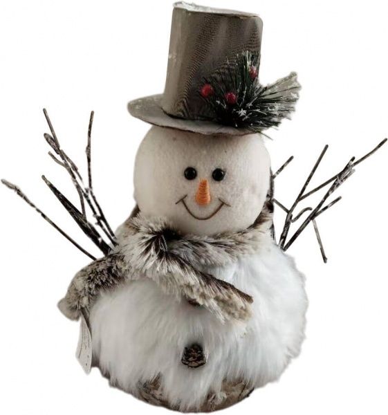 Декорація новорічна Сніговик 34 см EPI-LD190310-17 