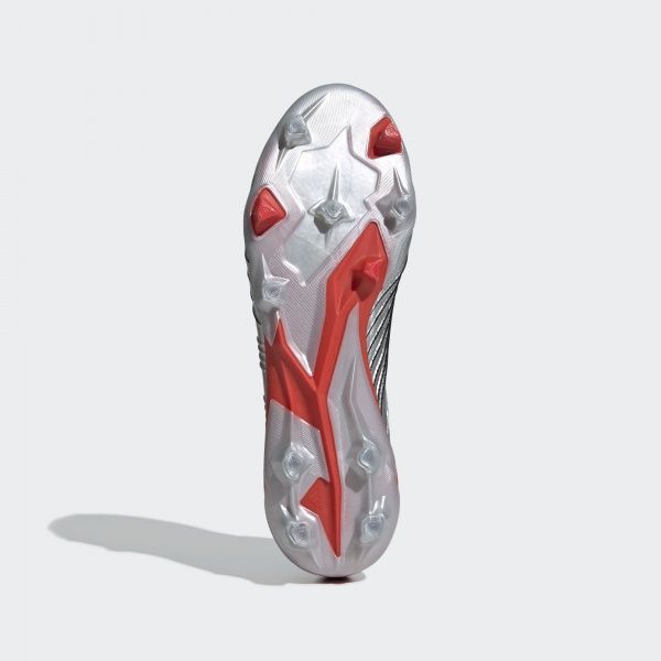 Бутси Adidas PREDATOR 19.1 FG F35607 р. 9 сріблястий
