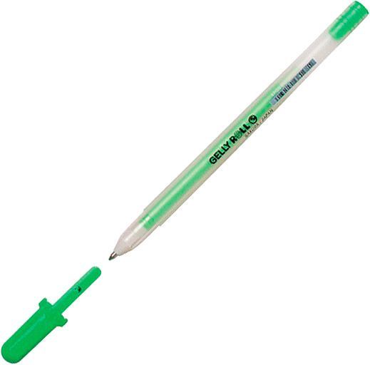 Ручка гелева Gelly Roll Sakura MOONLIGHT зелений флуорисцентний 