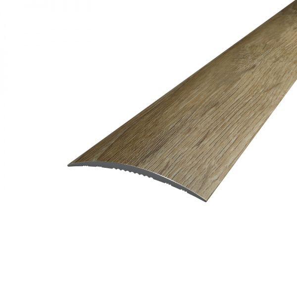 Поріжок алюмінієвий декорований АЛЮПРО з отворами 40x2710 мм дуб санома 