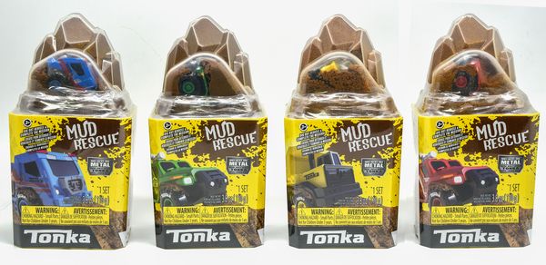 Ігровий набір Tonka Машинка металева з масою для ліплення та аксесуарами в асортименті 1:64 6051