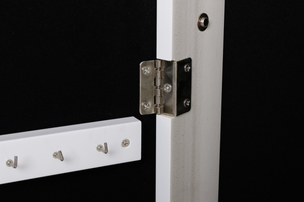 Підлогове дзеркало із секцією для зберігання аксесуарів A3637 3600x12300 мм білий 