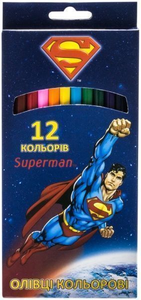 Олівці кольорові Superman Cool For School 12 кольорів 12 кольорів