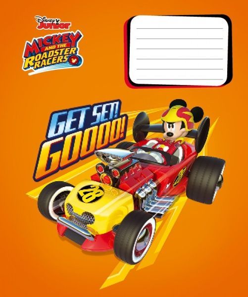 Зошит шкільний Mickey Mouse 12 аркушів у клітинку Міцар+