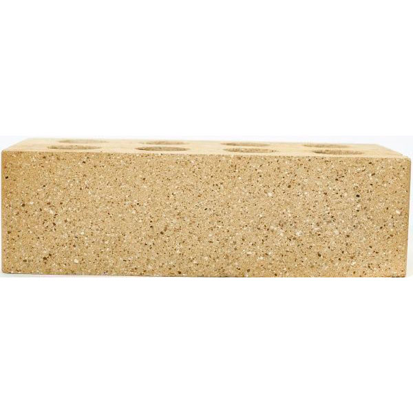 Кирпич гиперпрессованный Литос Магма пустотелый евро желтый