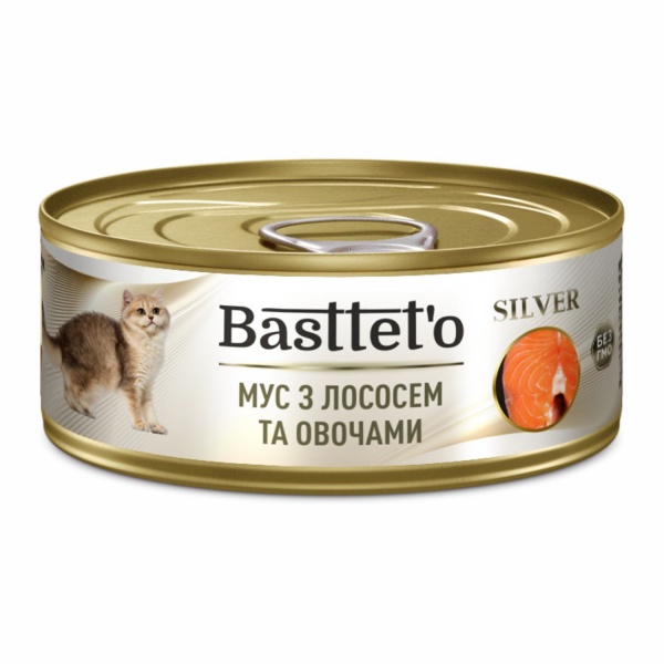 Консерва для котов Basttet`o Silver