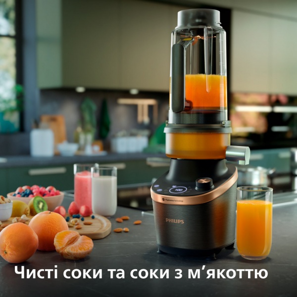 Высокоскоростной блендер с модулем соковыжималки Philips Flip & Juice HR3770/00 
