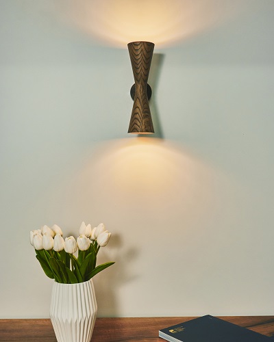 Бра Iterna Holmen 2ХG9 2xG9 ясень LW058 