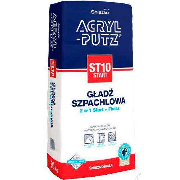 Шпаклевка Sniezka ACRYL-PUTZ ST10 START 2,5 кг