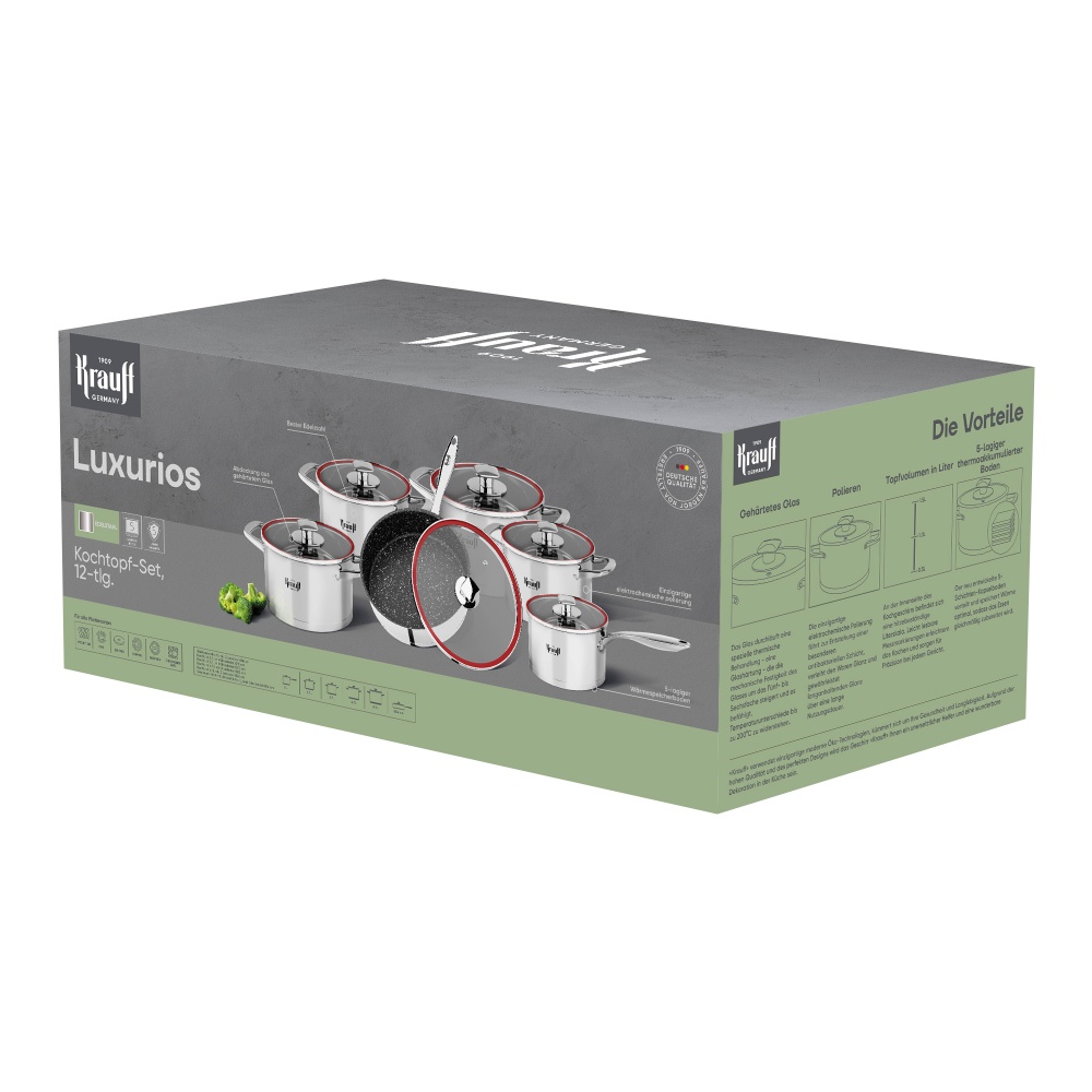 Набір посуду Krauff Luxurios 12 предметів 26-238-115